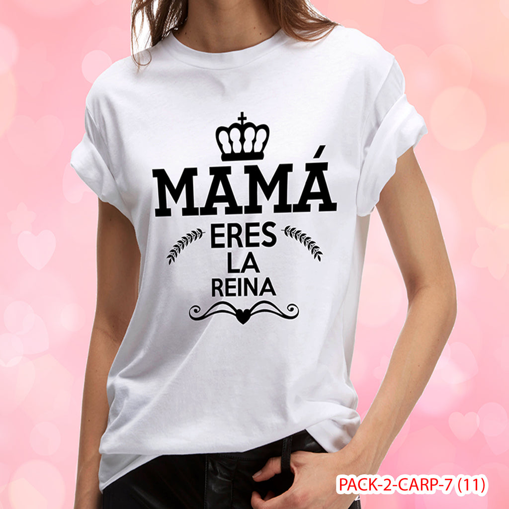 PACK CAMISETA - DTF - DIA DE LA MADRES 0001