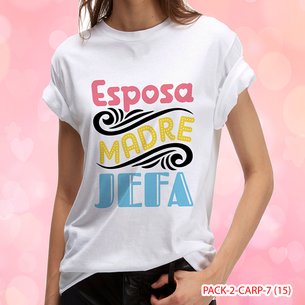 PACK CAMISETA - DTF - DIA DE LA MADRES 0001