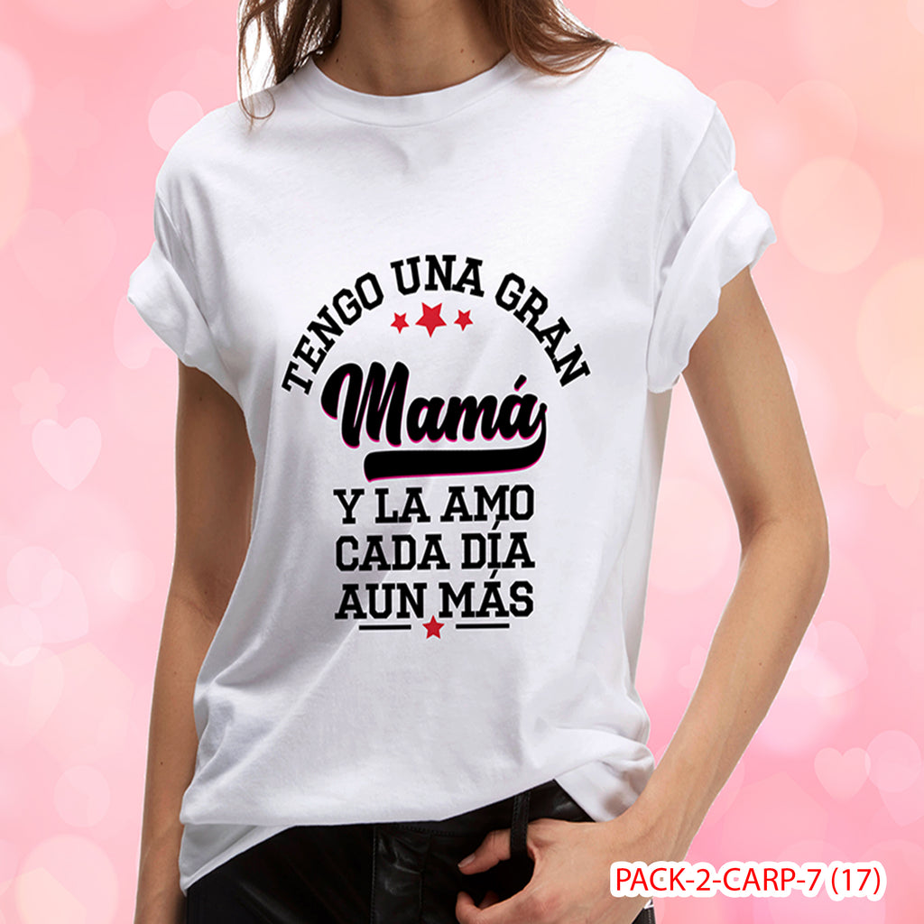 PACK CAMISETA - DTF - DIA DE LA MADRES 0001