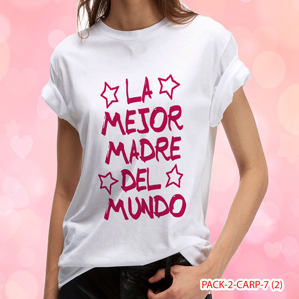 PACK CAMISETA - DTF - DIA DE LA MADRES 0001
