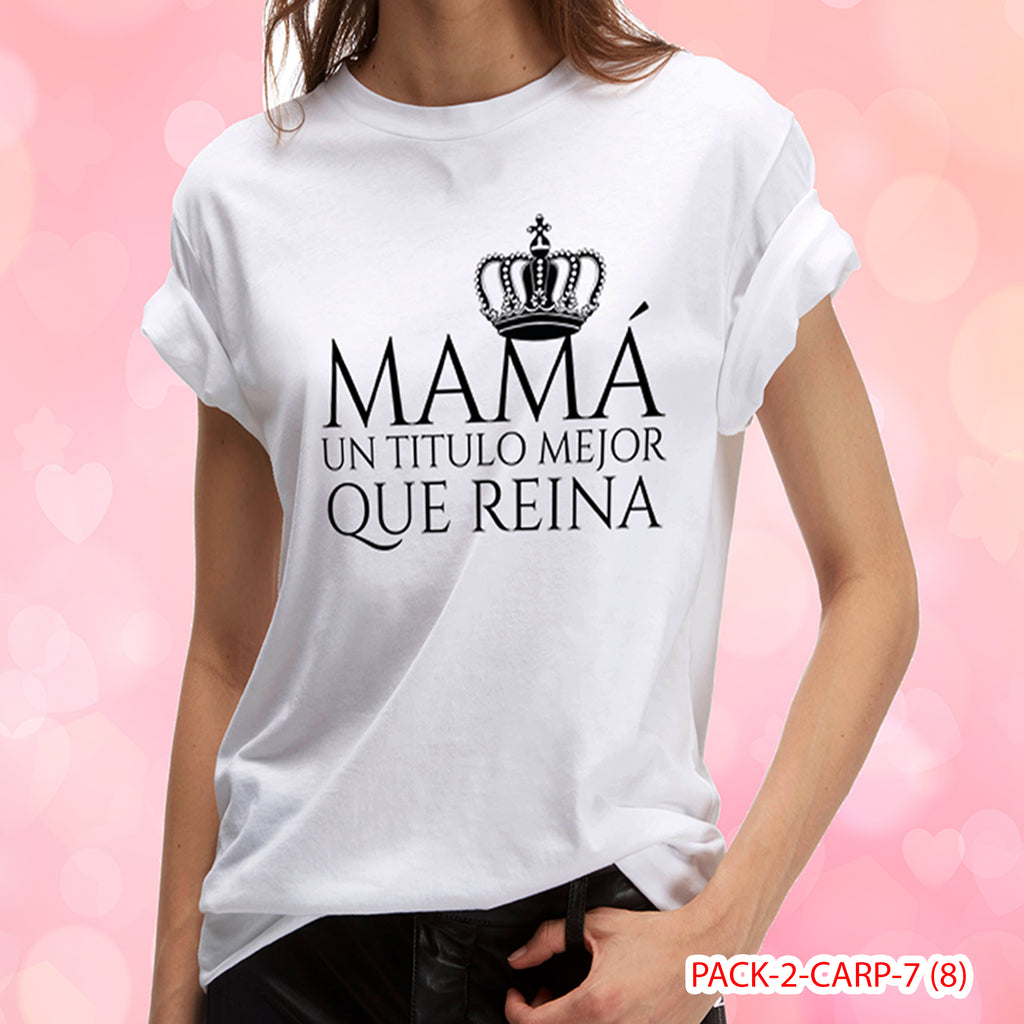 PACK CAMISETA - DTF - DIA DE LA MADRES 0001