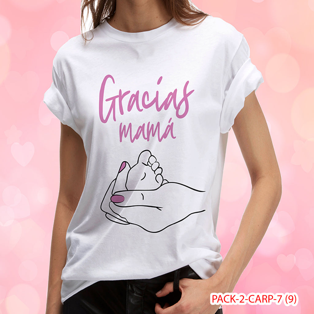 PACK CAMISETA - DTF - DIA DE LA MADRES 0001