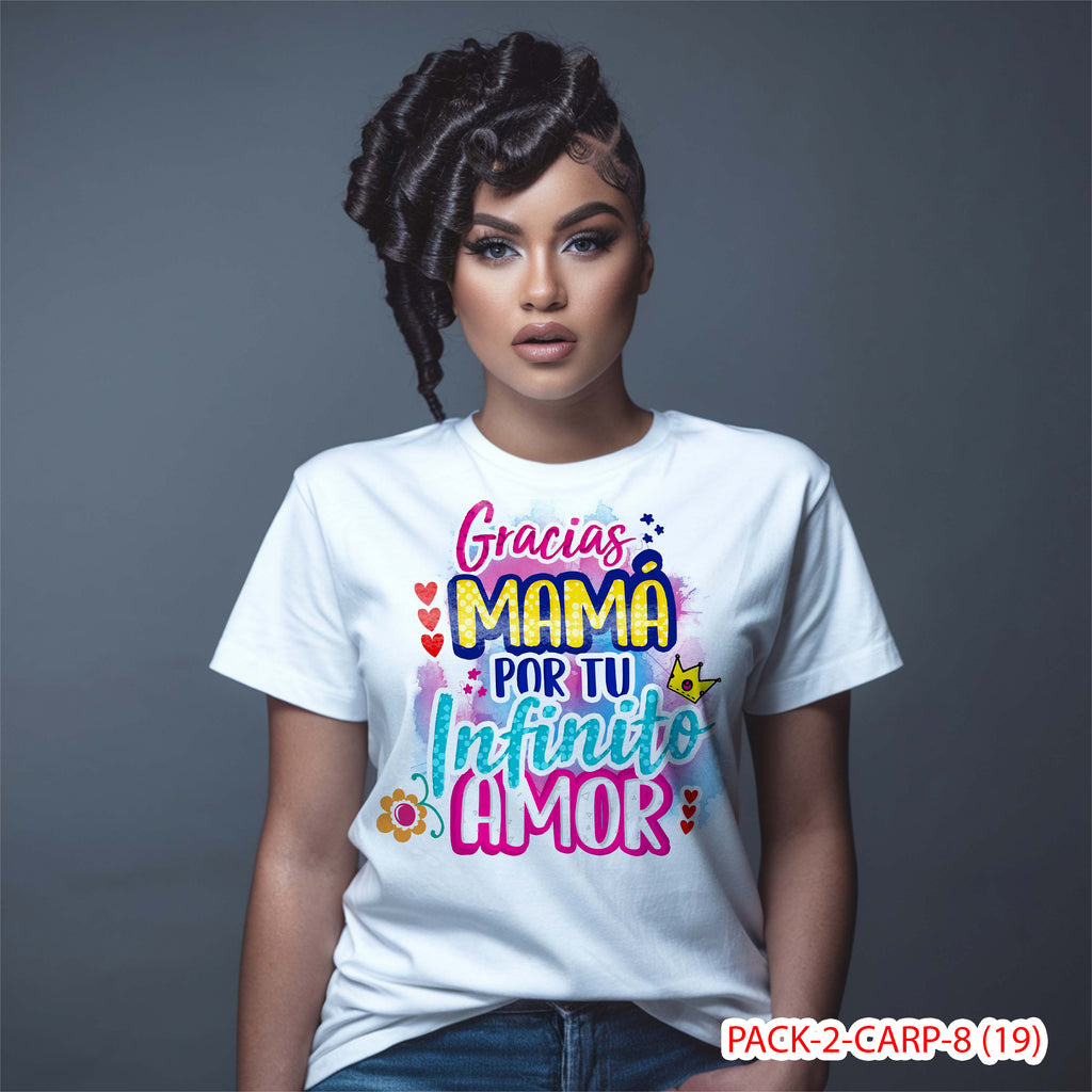 PACK CAMISETA - DTF - DIA DE LA MADRES 0001