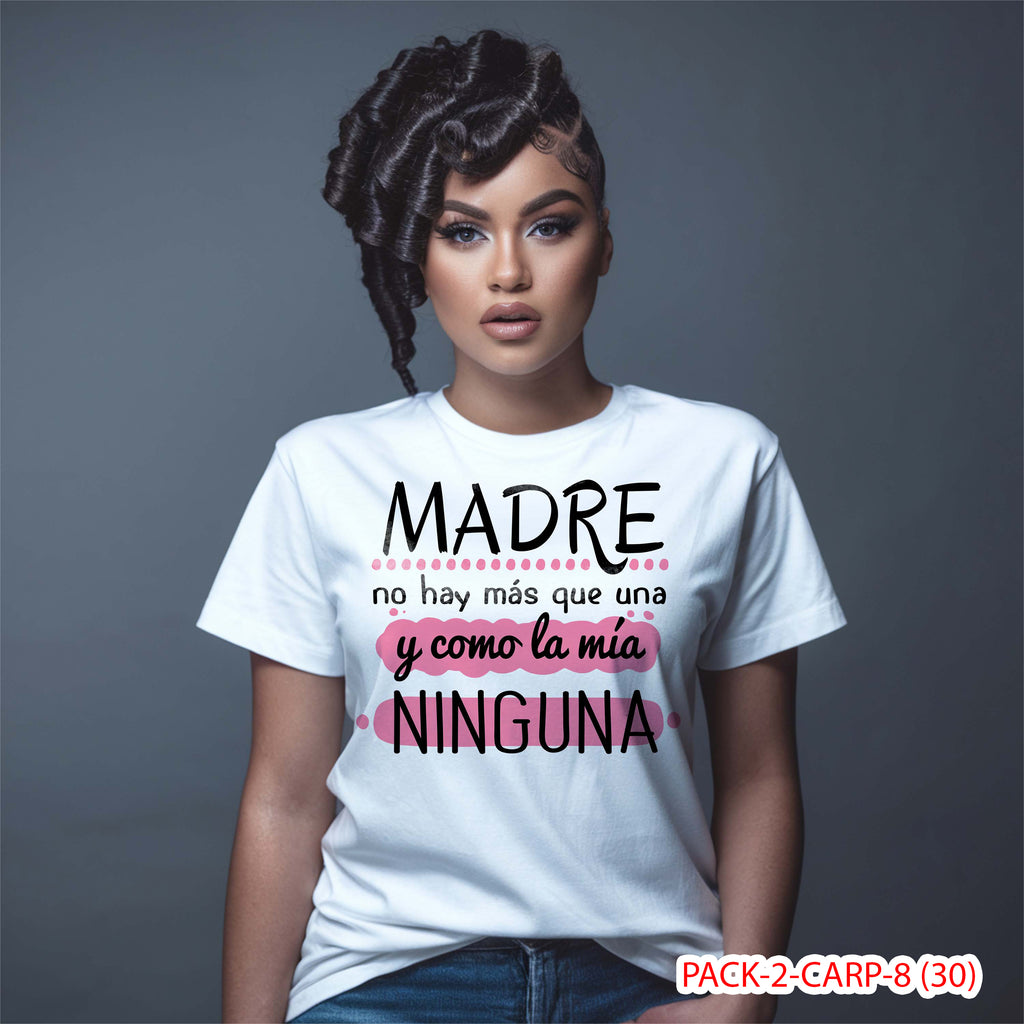 PACK CAMISETA - DTF - DIA DE LA MADRES 0001