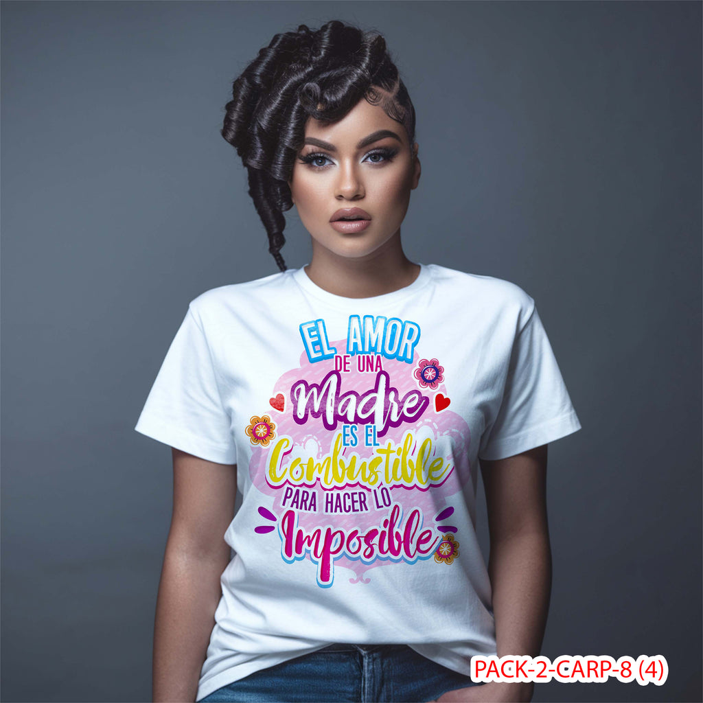 PACK CAMISETA - DTF - DIA DE LA MADRES 0001