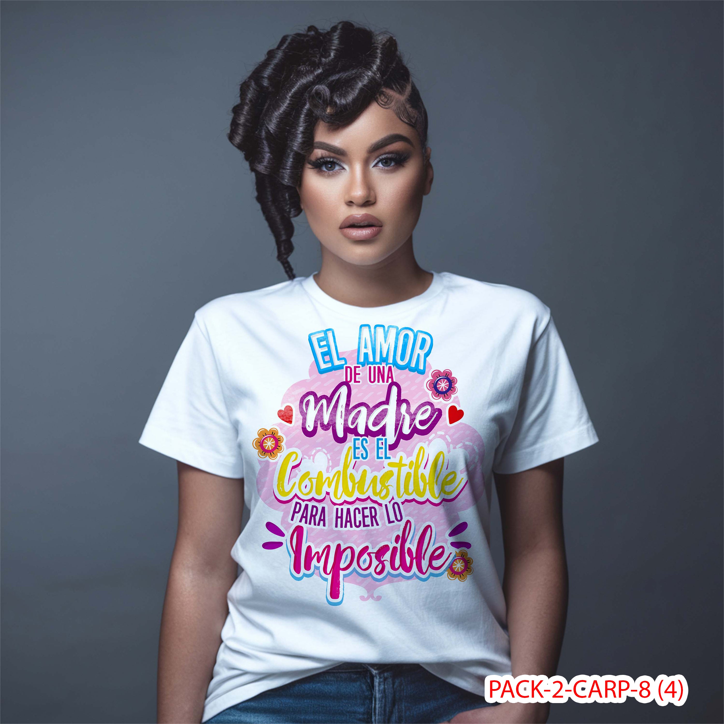 PACK CAMISETA - DTF - DIA DE LA MADRES 0001
