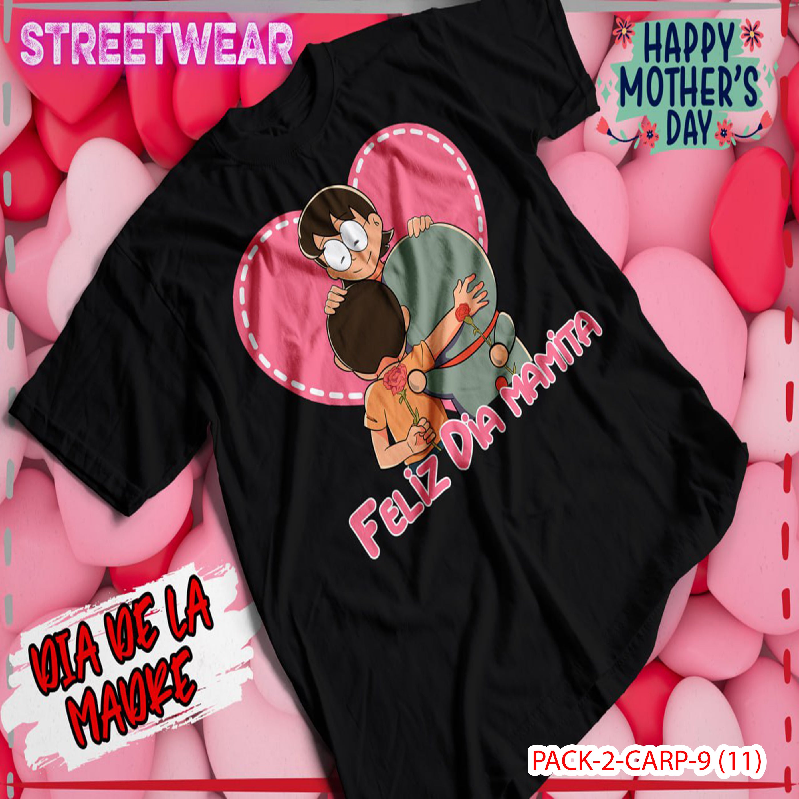 PACK CAMISETA - DTF - DIA DE LA MADRES 0001