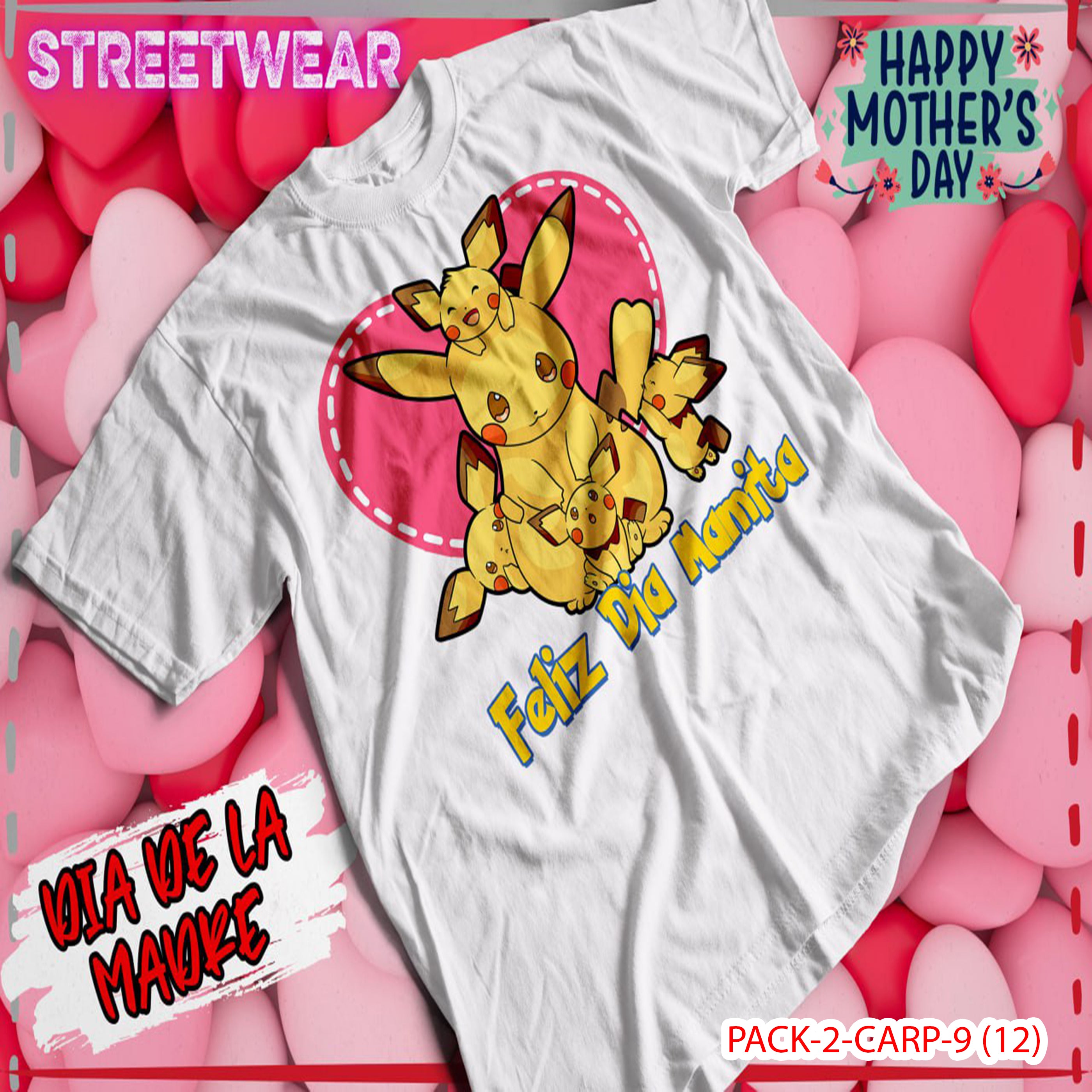 PACK CAMISETA - DTF - DIA DE LA MADRES 0001