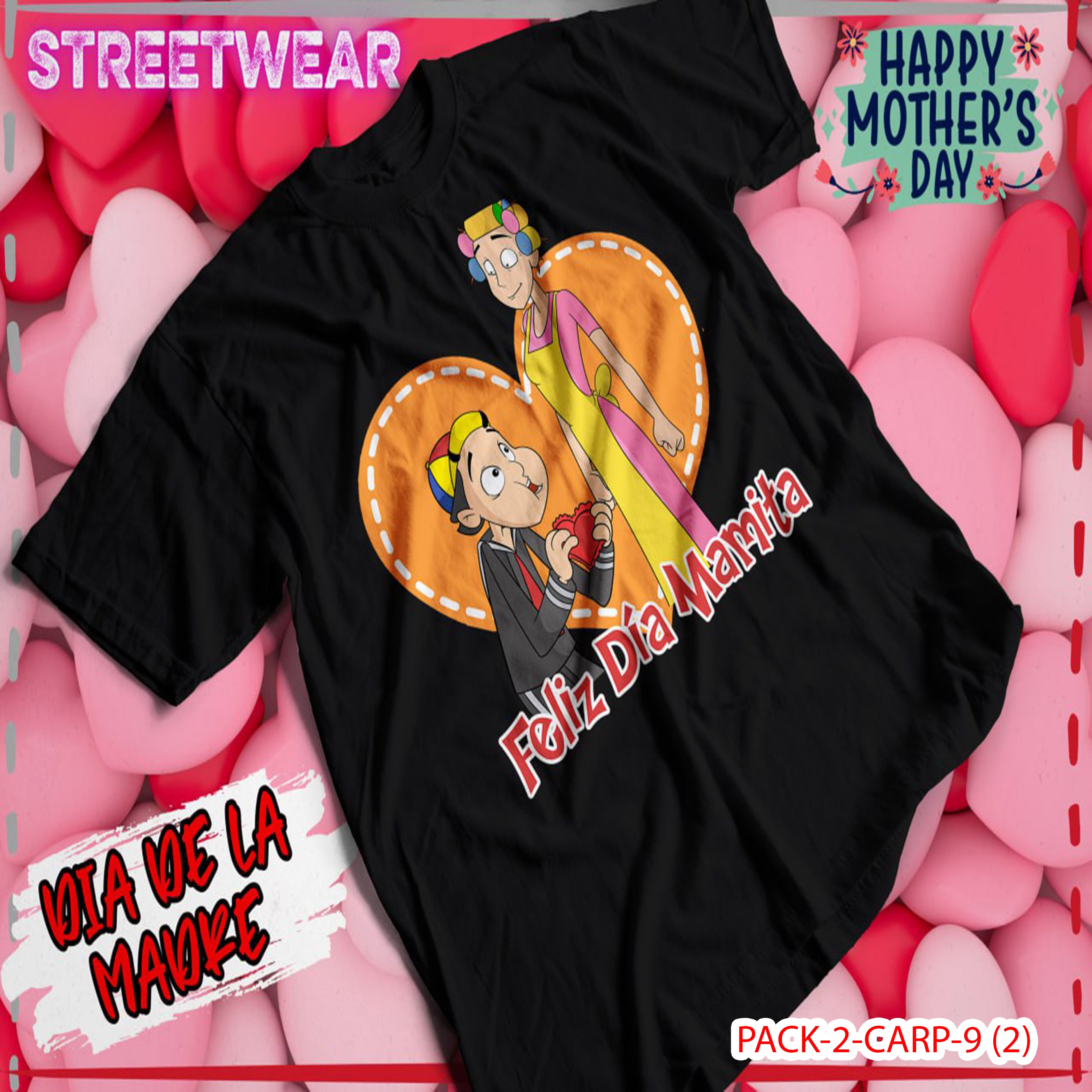 PACK CAMISETA - DTF - DIA DE LA MADRES 0001