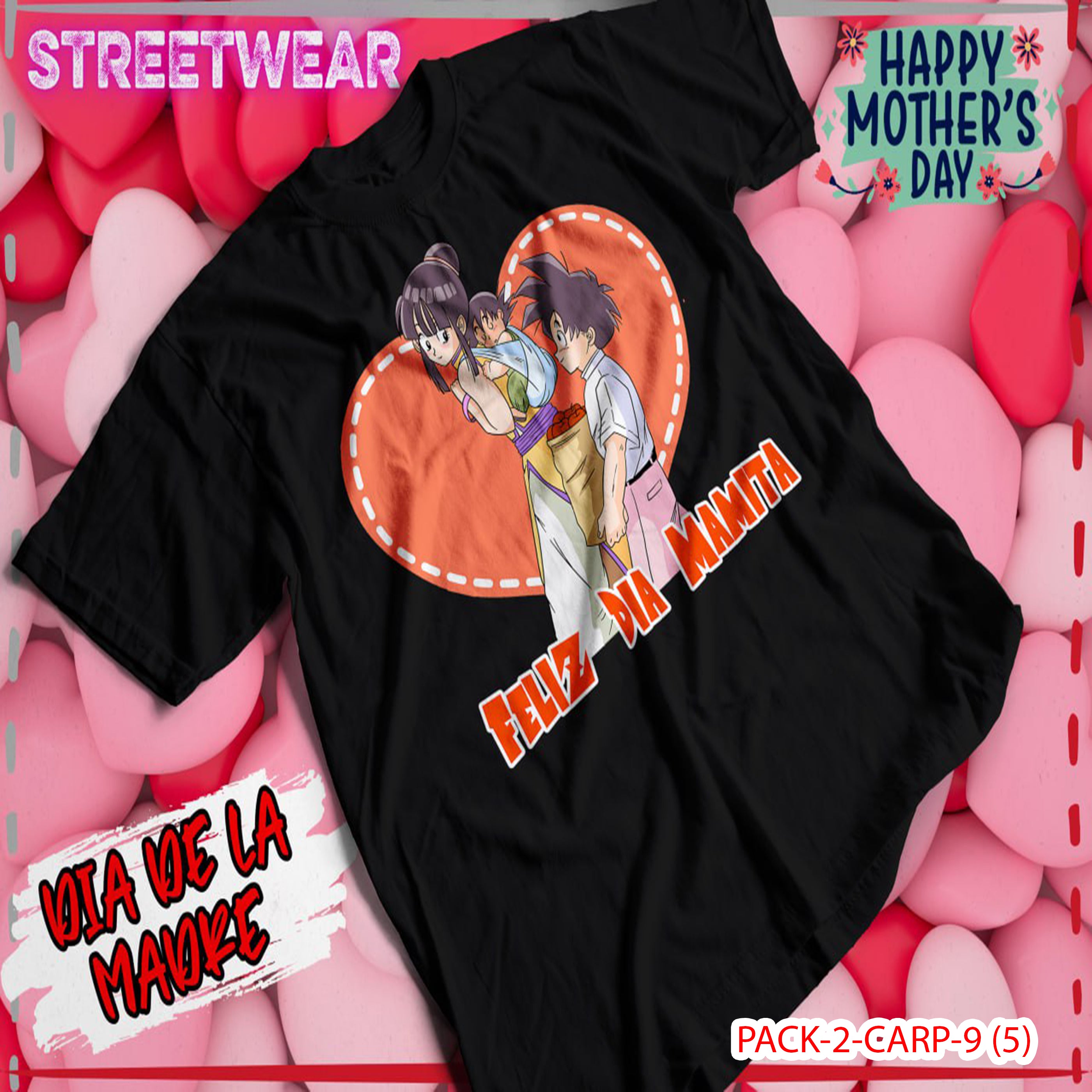 PACK CAMISETA - DTF - DIA DE LA MADRES 0001
