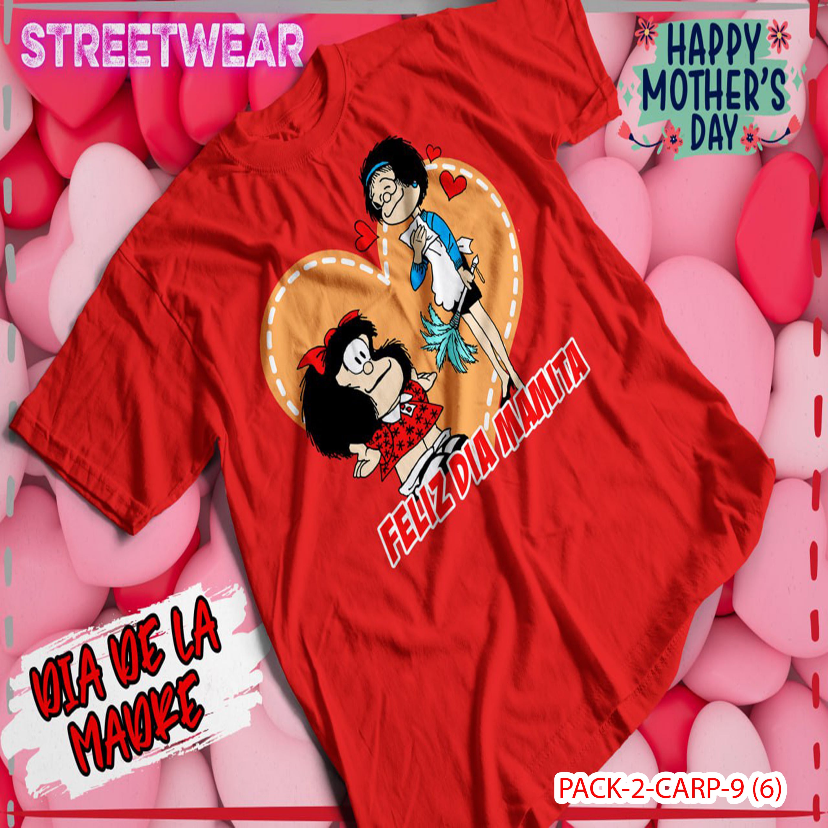 PACK CAMISETA - DTF - DIA DE LA MADRES 0001