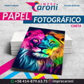PAPEL FOTOGRAFICO - CARTA