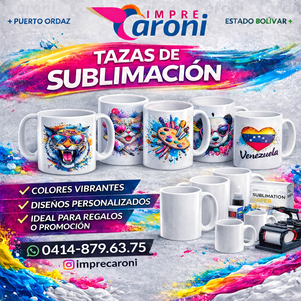 TAZA SUBLIMADAS