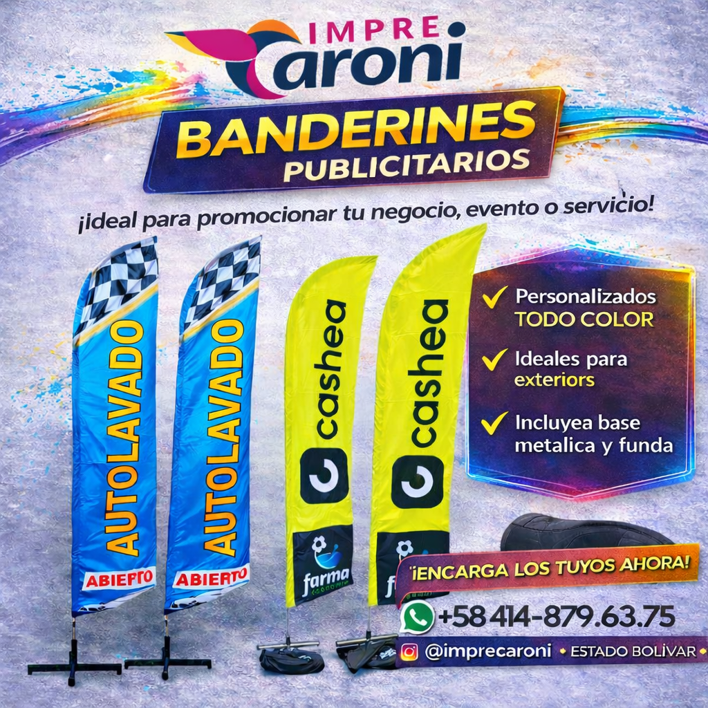 BANDERINES PUBLICITARIOS